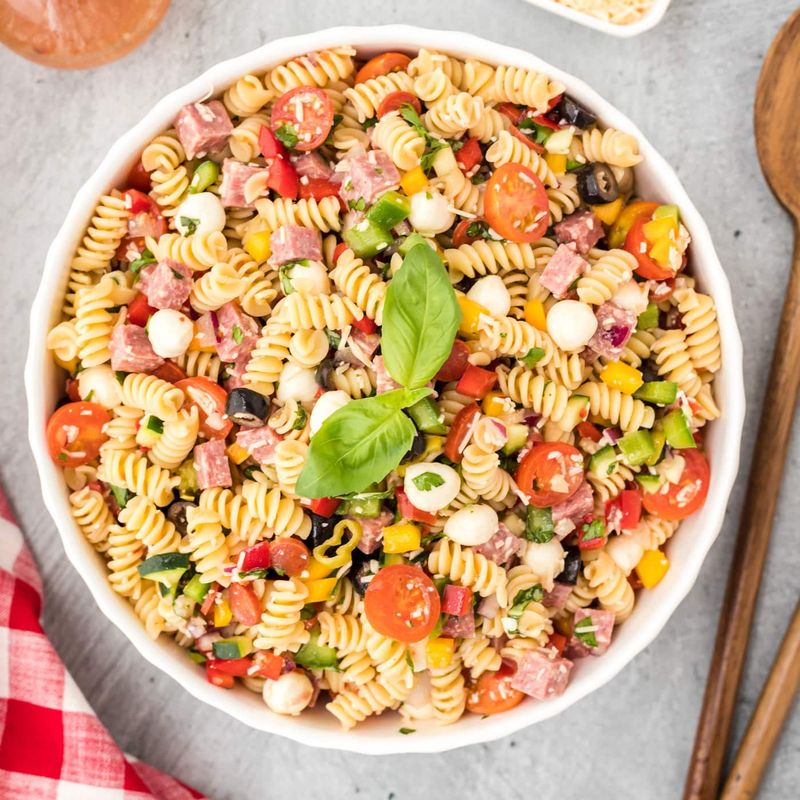 Rainbow Pasta Salad