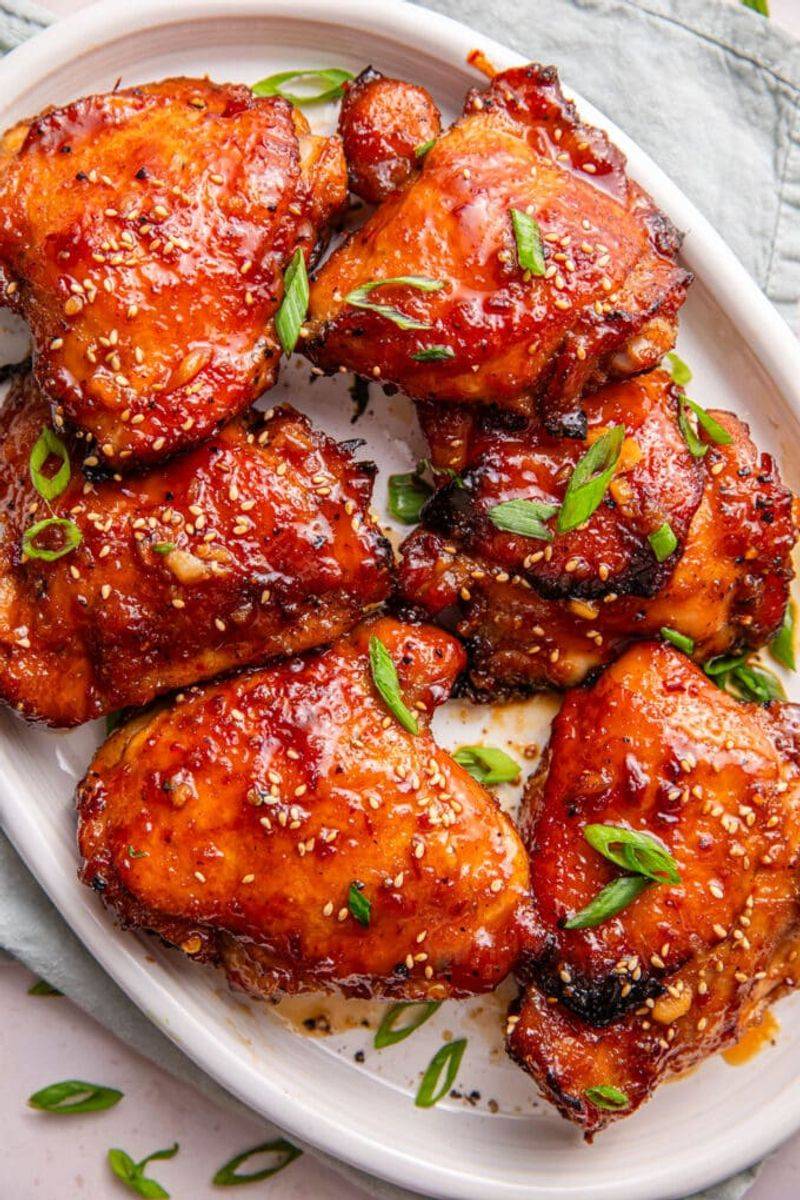 Honey-Soy Glazed Chicken Thighs