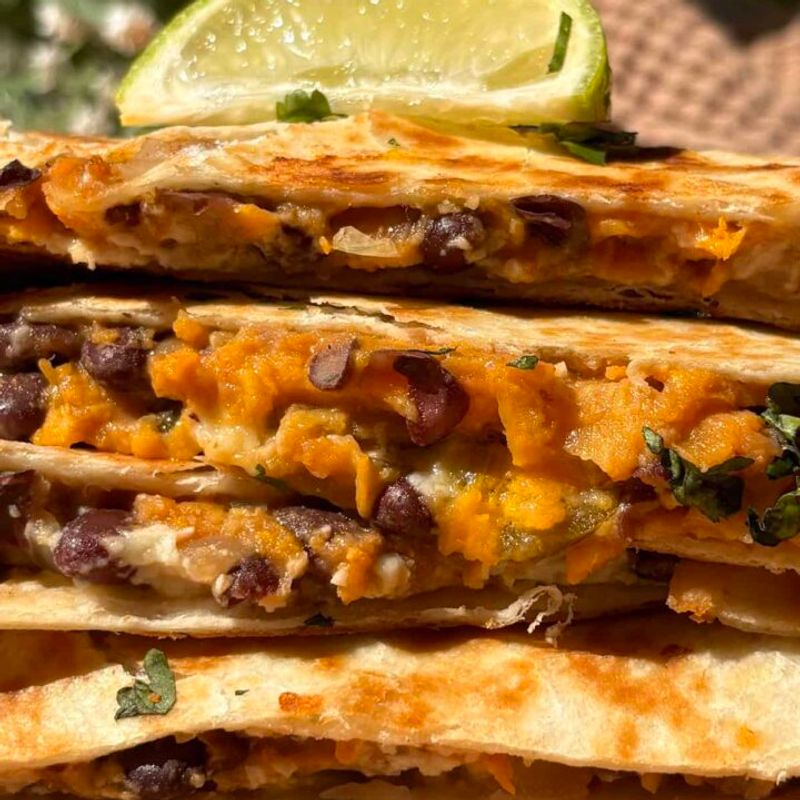Sweet Potato Black Bean Quesadillas