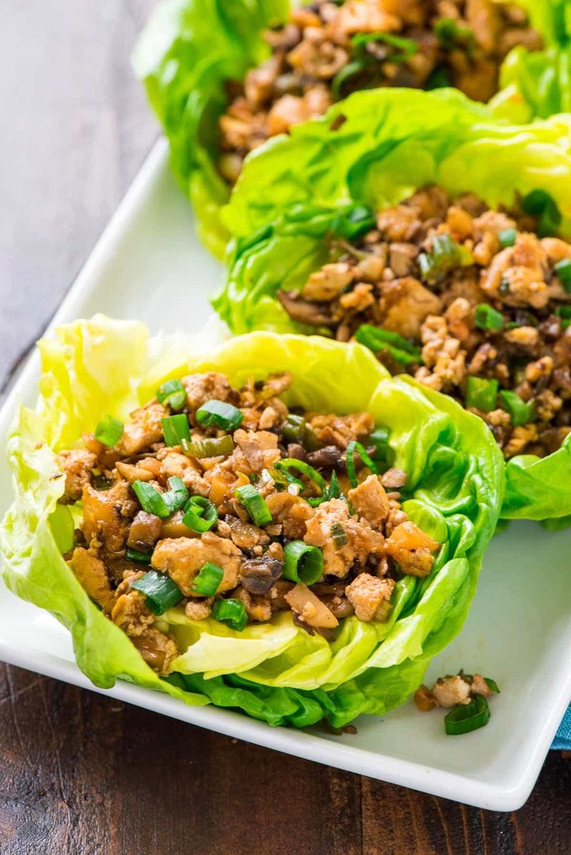 Turkey And Vegetable Lettuce Wraps