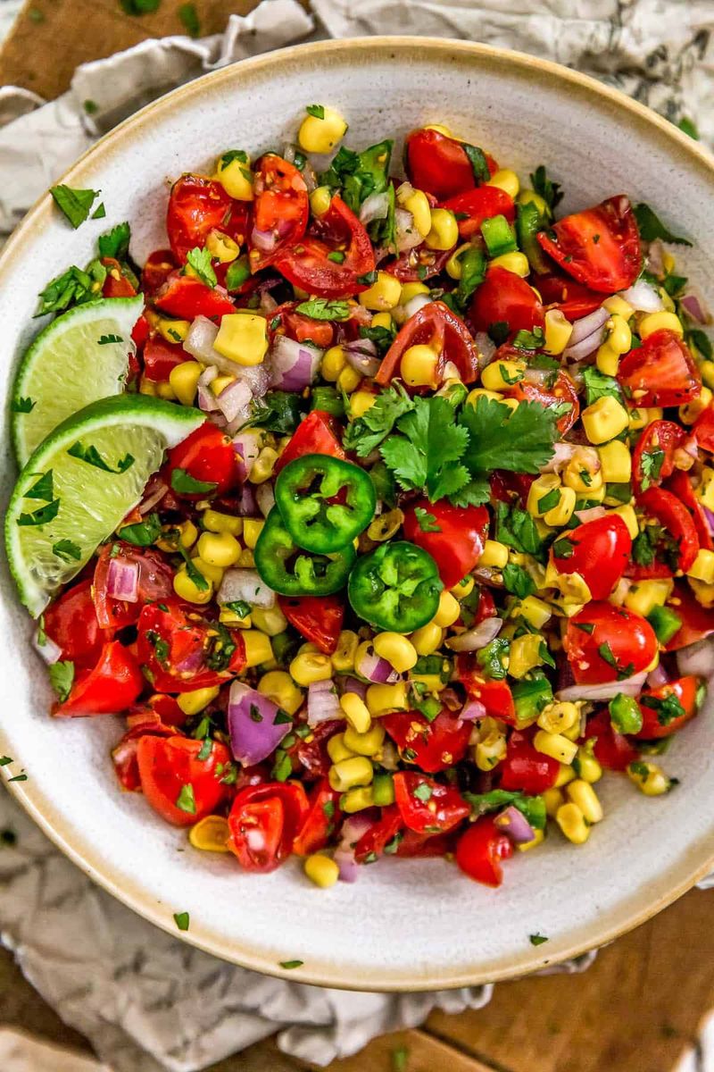 Cilantro-Lime Grilled Corn Salad