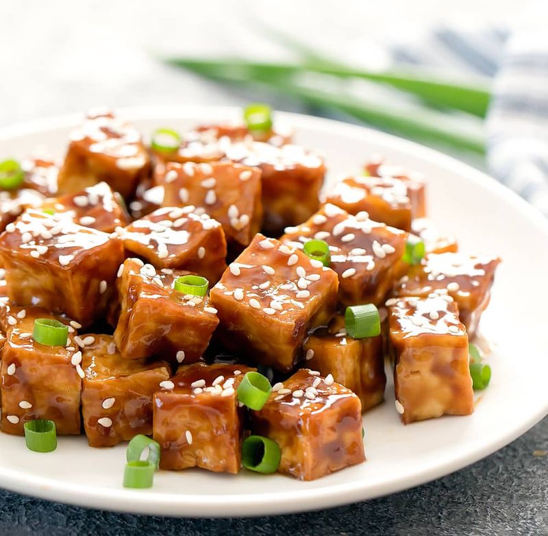 Sesame Ginger Tofu Bites