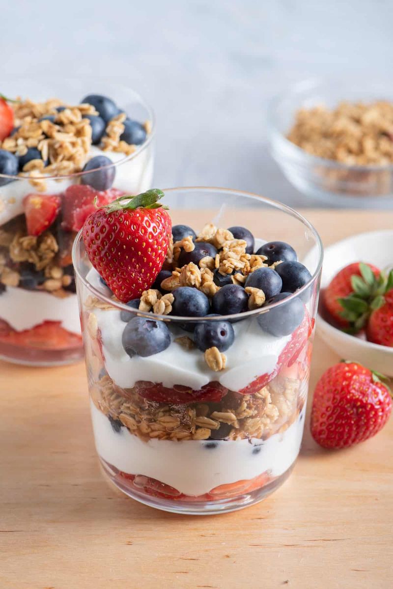 Greek Yogurt Parfaits With Granola