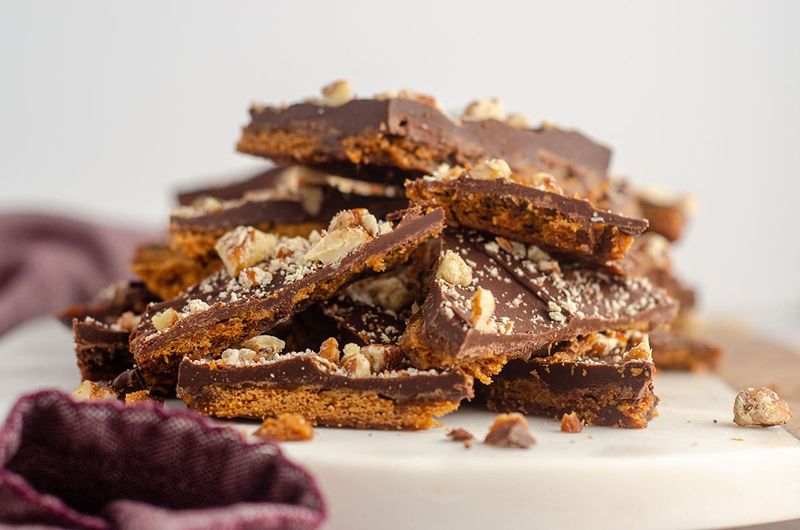 Graham Cracker Toffee Bark