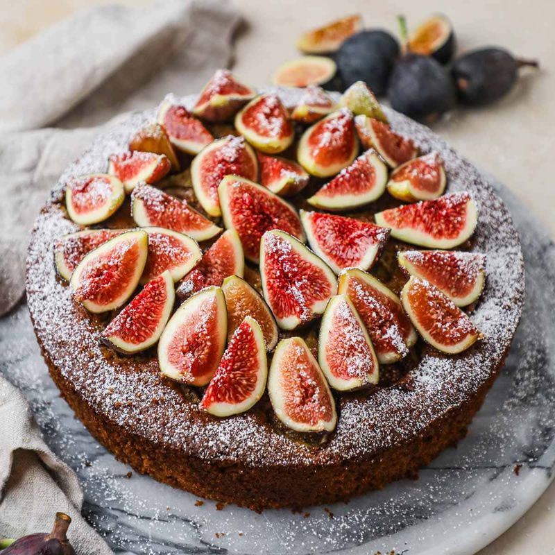 Fresh Fig And Almond Cake