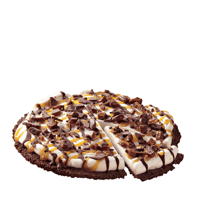 Dairy Queen Chocolate Chip Cookie Dough Treatzza Pizza