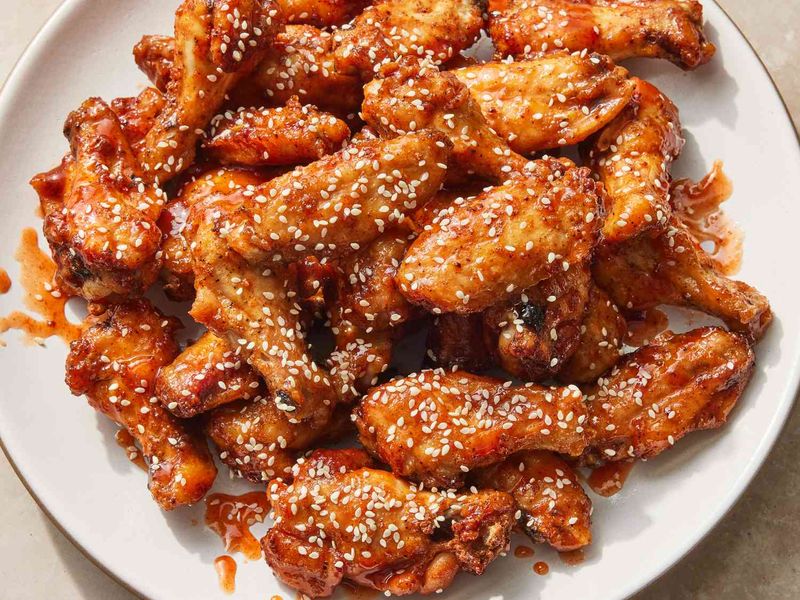 Honey Sriracha Grilling Wings