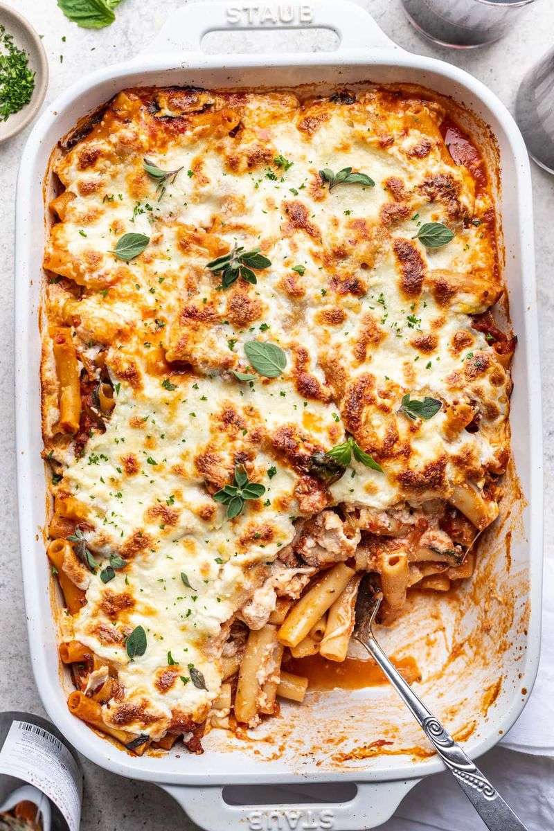 Baked Ziti With Jarred Sauce