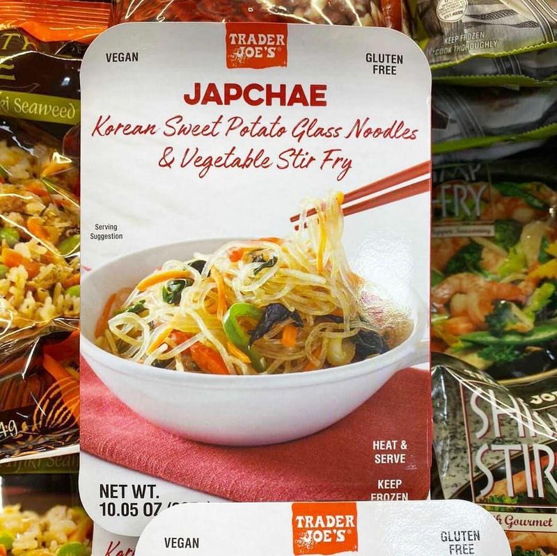 Japchae Korean Glass Noodles & Vegetable Stir Fry