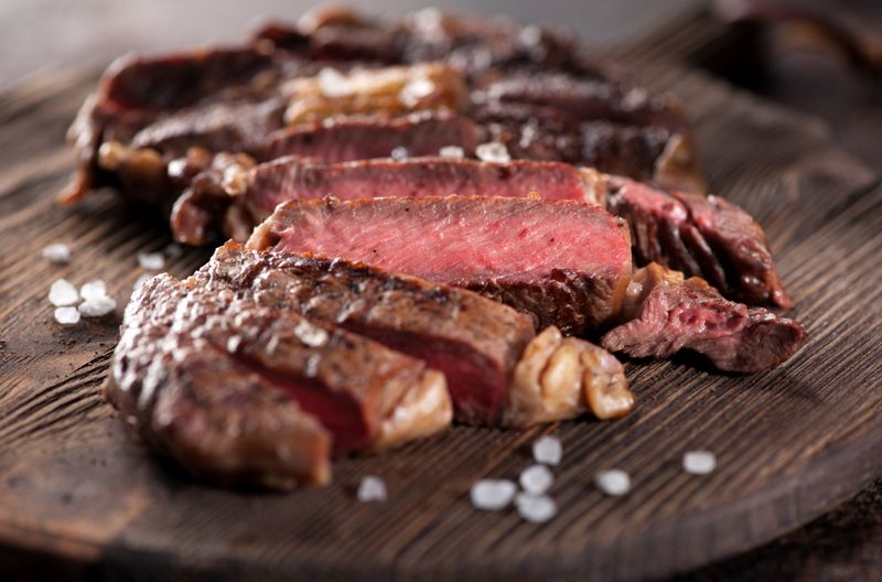 Cold Steak Slices