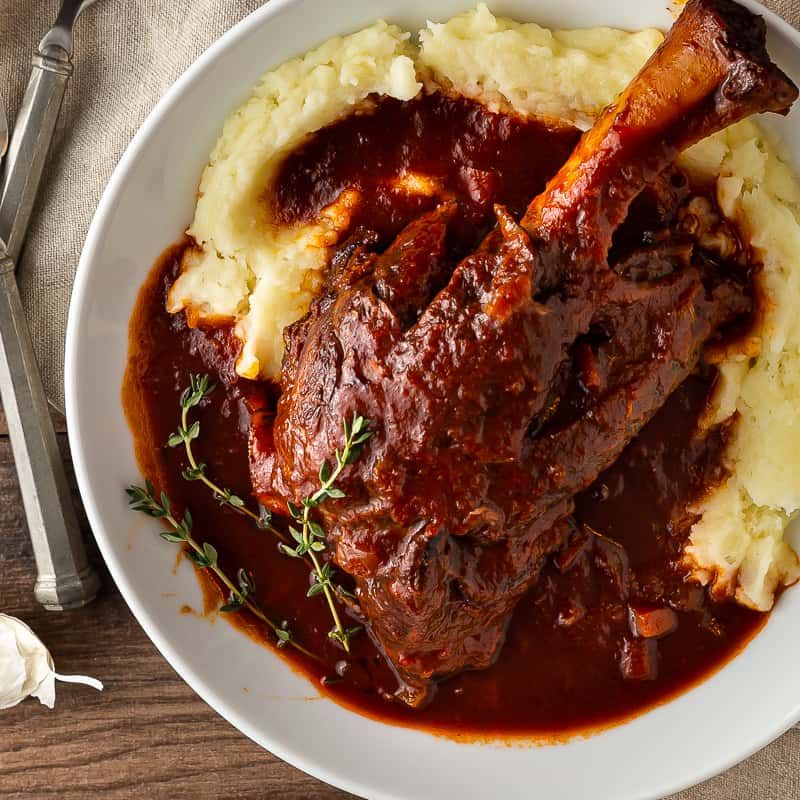 Braised Lamb Shanks