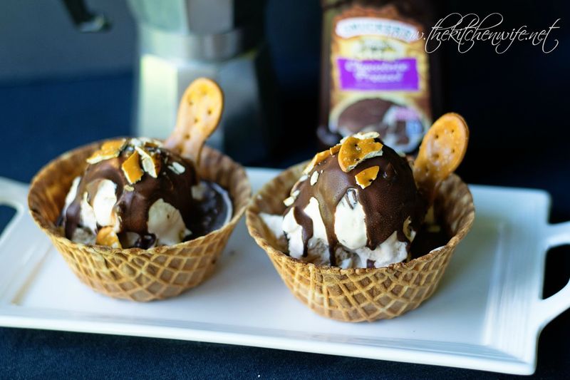Salted Caramel Pretzel Sundae