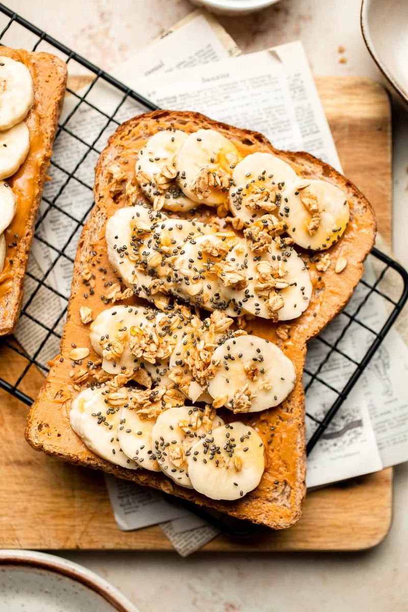 Whole Grain Toast With Nut Butter