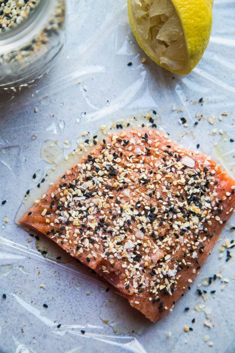 Everything Bagel Seasoned Salmon Fillets