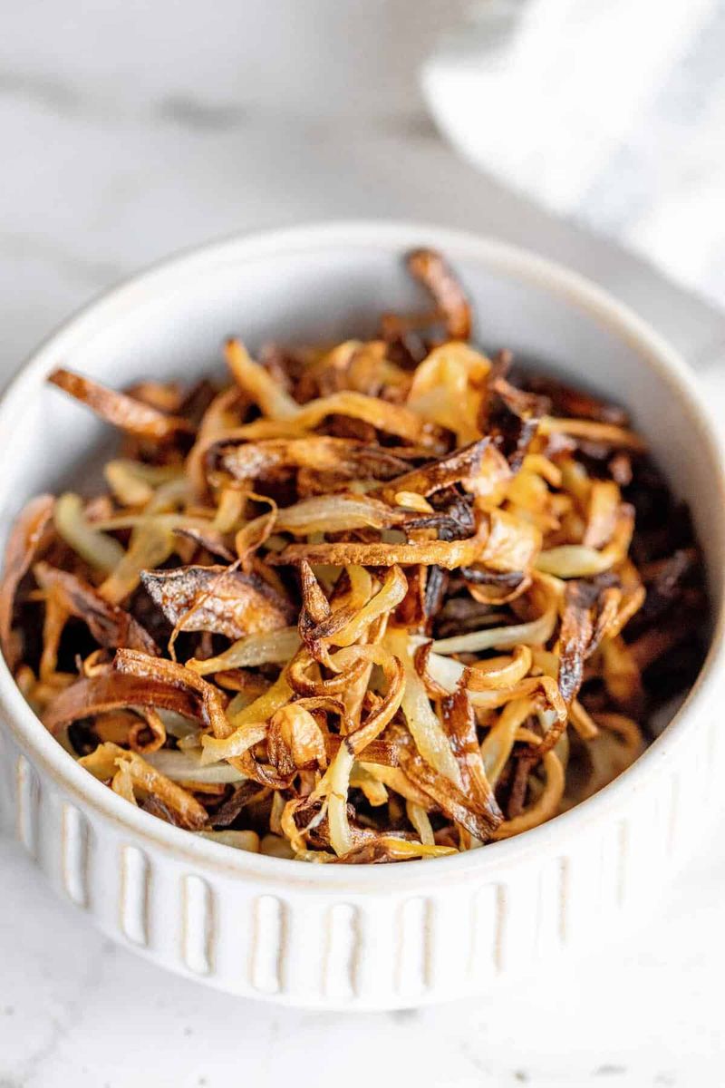 Throw On Crispy Onion Strings
