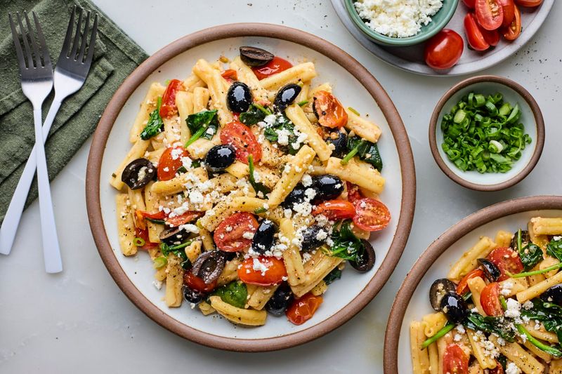 Mediterranean Olive And Tomato Gemelli