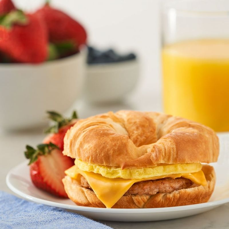 Great Value Sausage, Egg & Cheese Croissant Sandwich