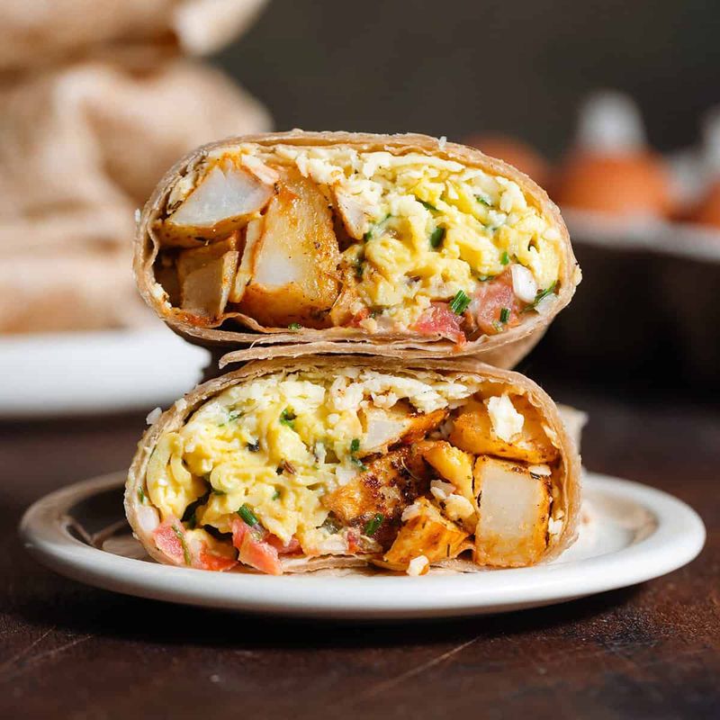 Breakfast Potato Burritos