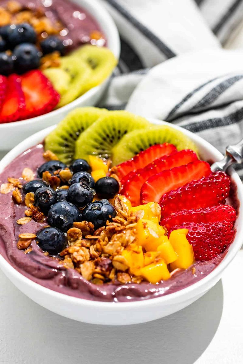 Açaí Bowl Topped With Homemade Granola