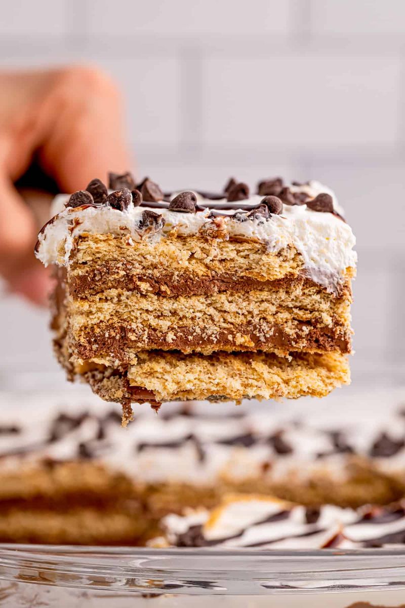 Chocolate Graham Cracker Icebox Cake