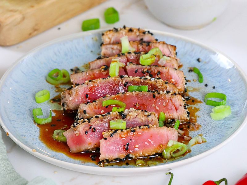 Seared Tuna With Soy And Sesame