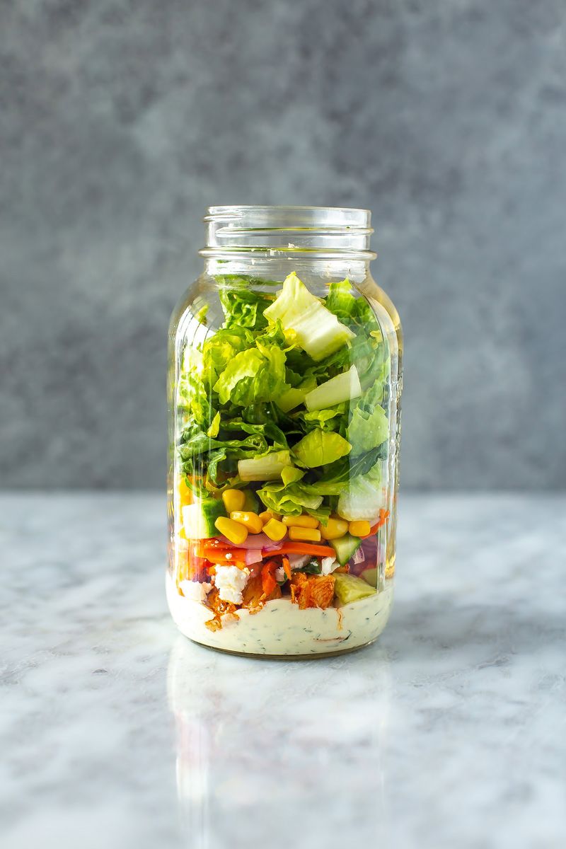 Buffalo Chicken Salad With Ranch And Celery