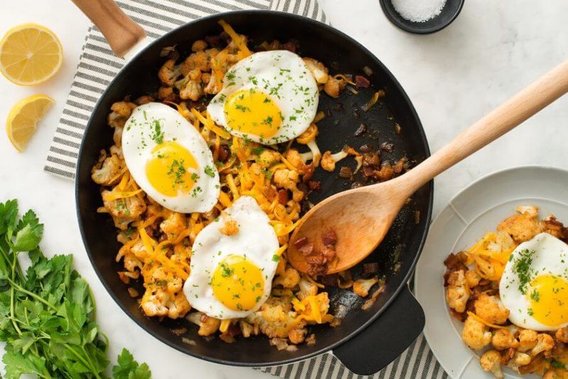 Cauliflower Breakfast Hash