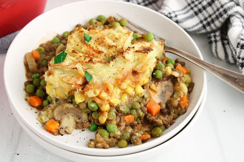 Mushroom And Lentil Shepherd's Pie