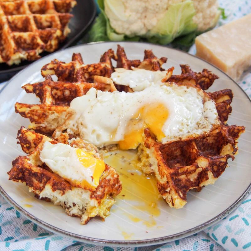 Cauliflower Waffles