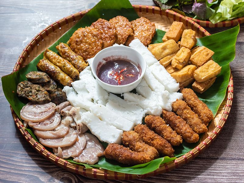 Bún Đậu Mắm Tôm - Tofu And Noodle Platter