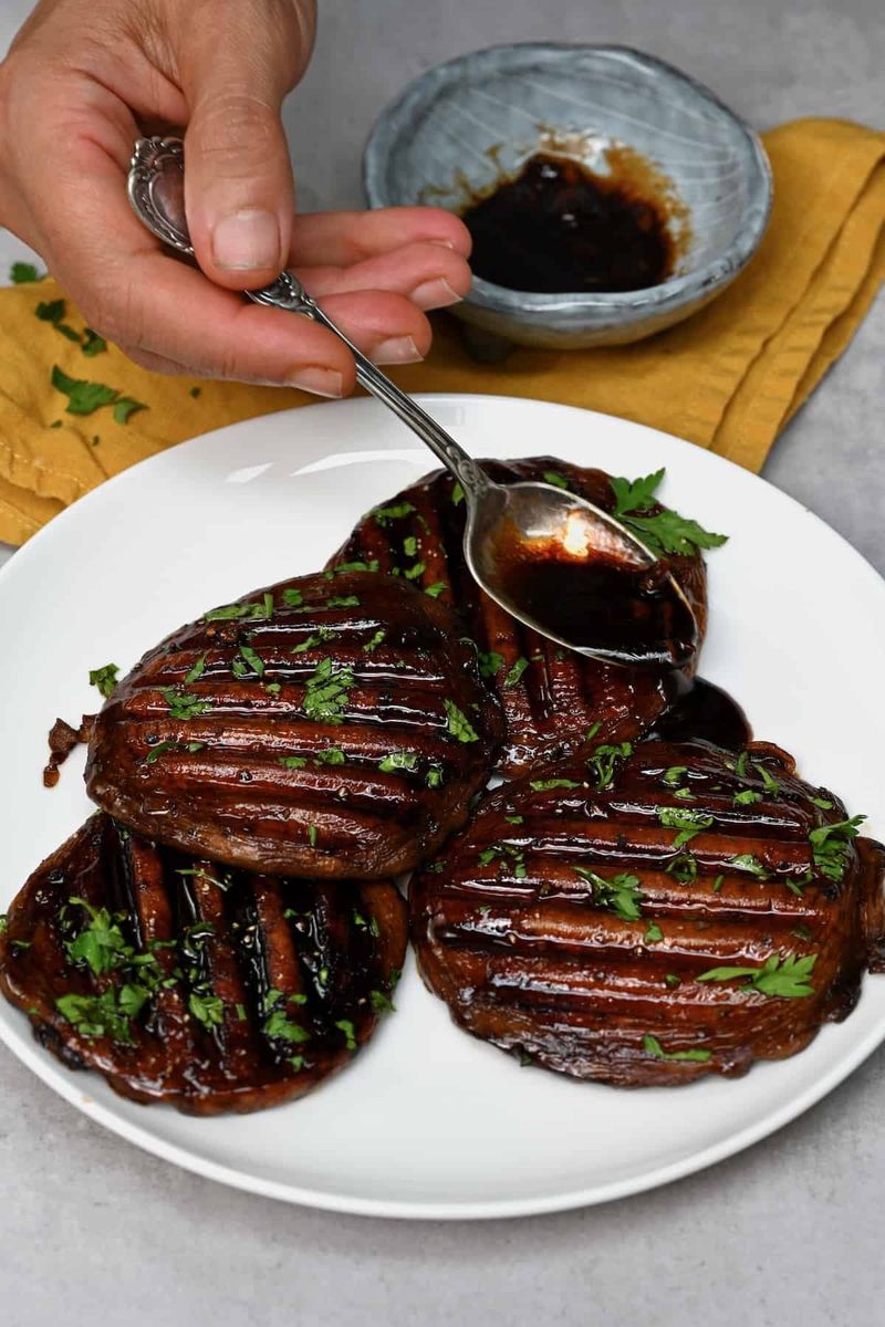 Balsamic Grilled Portobello Mushrooms