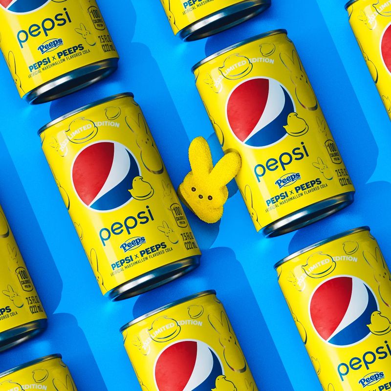 Pepsi X PEEPS Marshmallow Soda