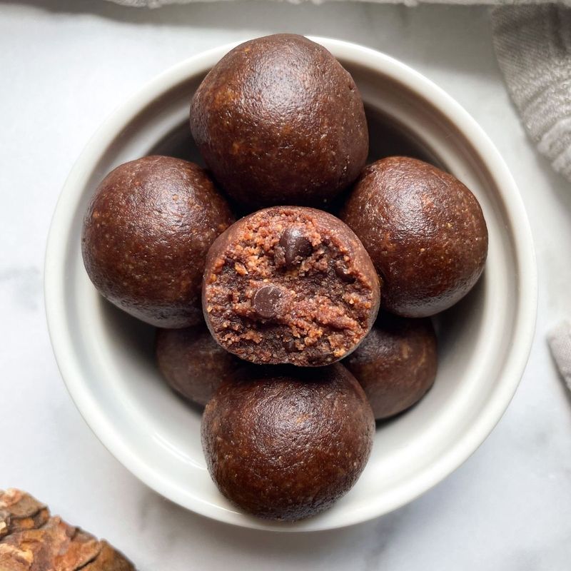 No-Bake Brownie Bites