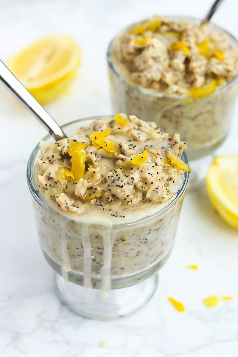 Lemon Poppy Seed Oatmeal
