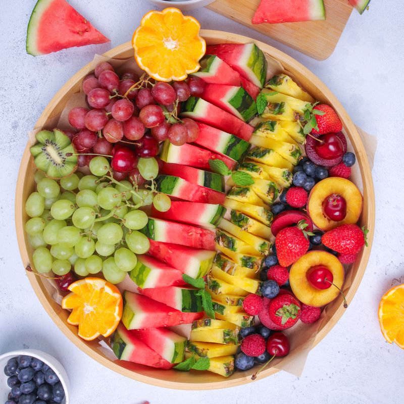 Salads And Fruit Plates