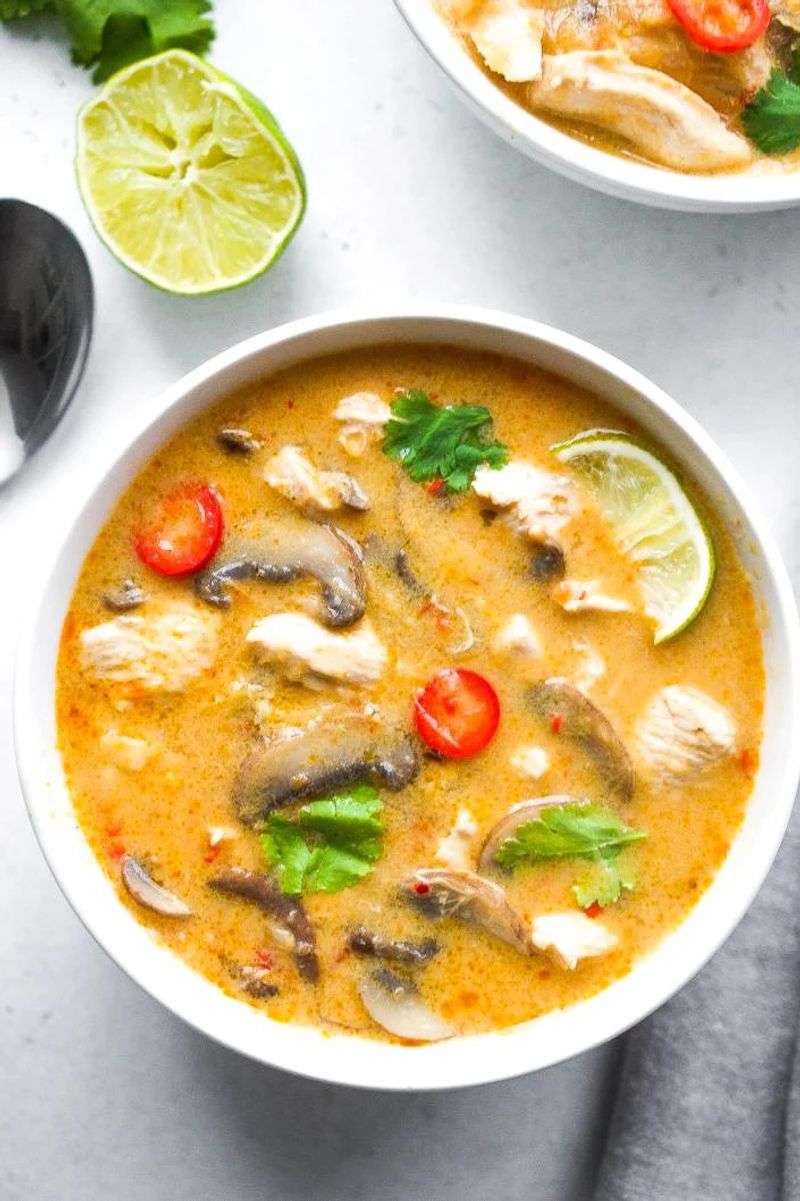 Thai-Inspired Coconut Chicken Soup