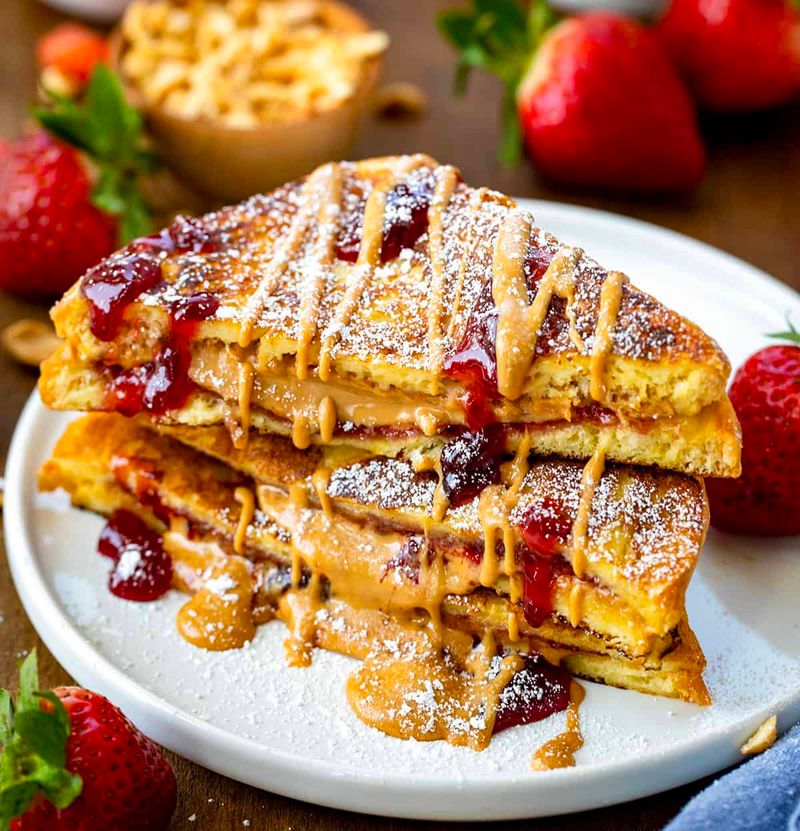 Peanut Butter And Jelly French Toast