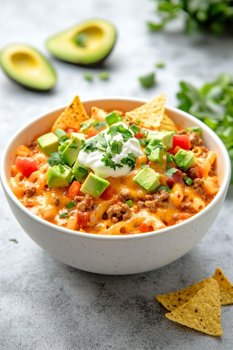 Taco-Inspired Mac And Cheese