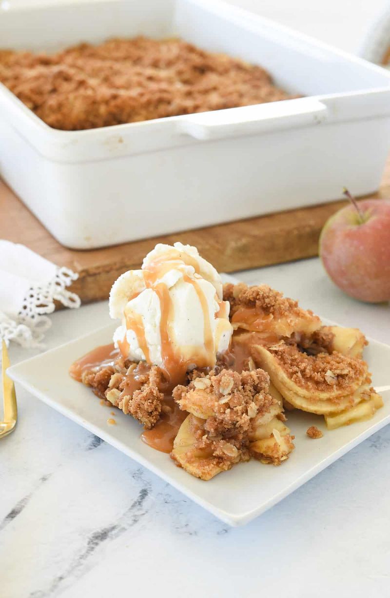 Graham Cracker Apple Crisp