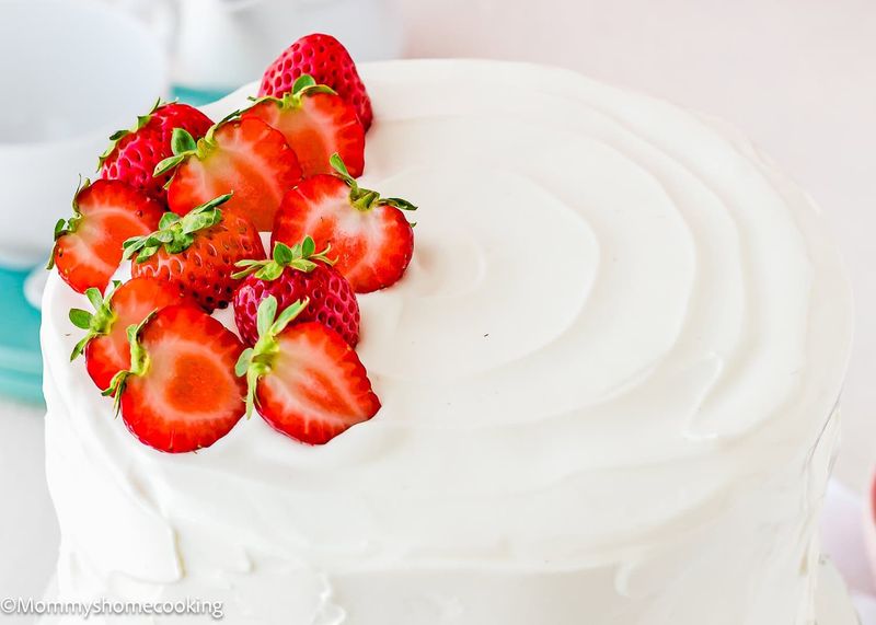 Frosted Cakes With Whipped Cream
