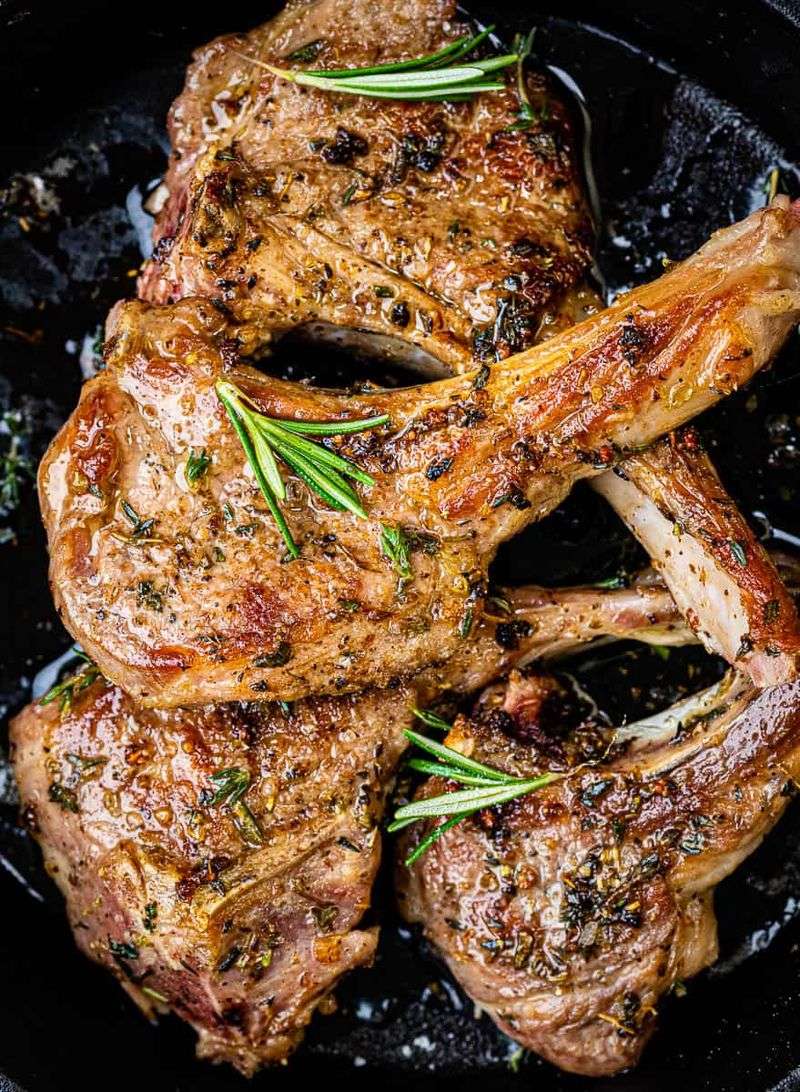 Herb-Rubbed Lamb Chops