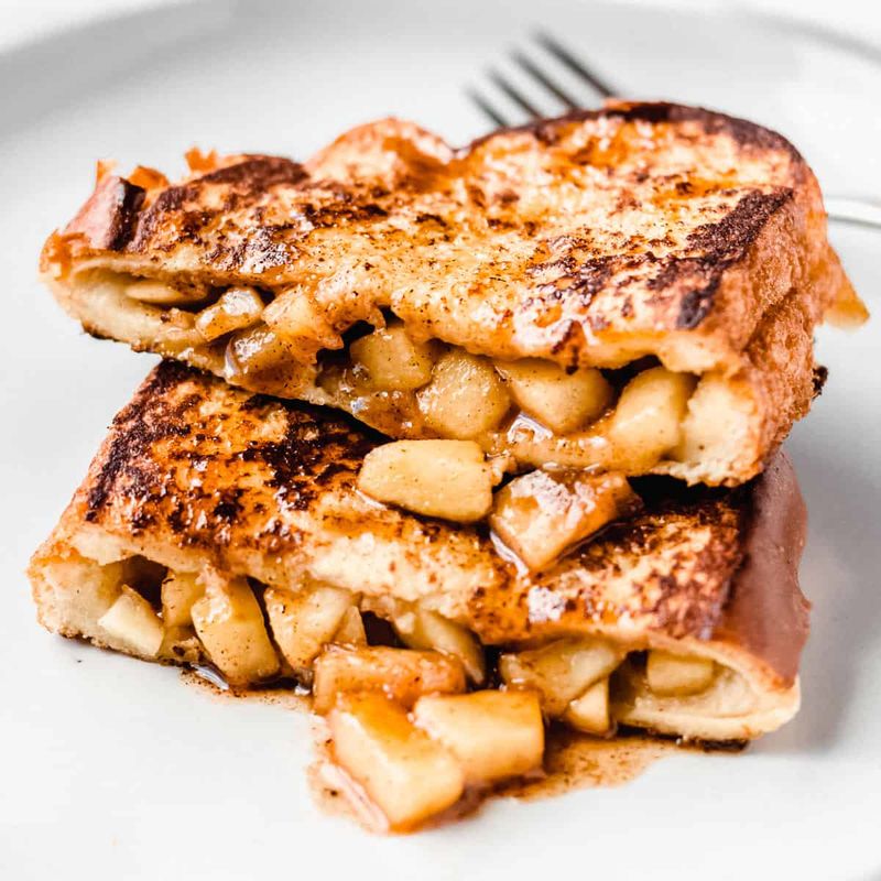 Apple Pie Stuffed French Toast