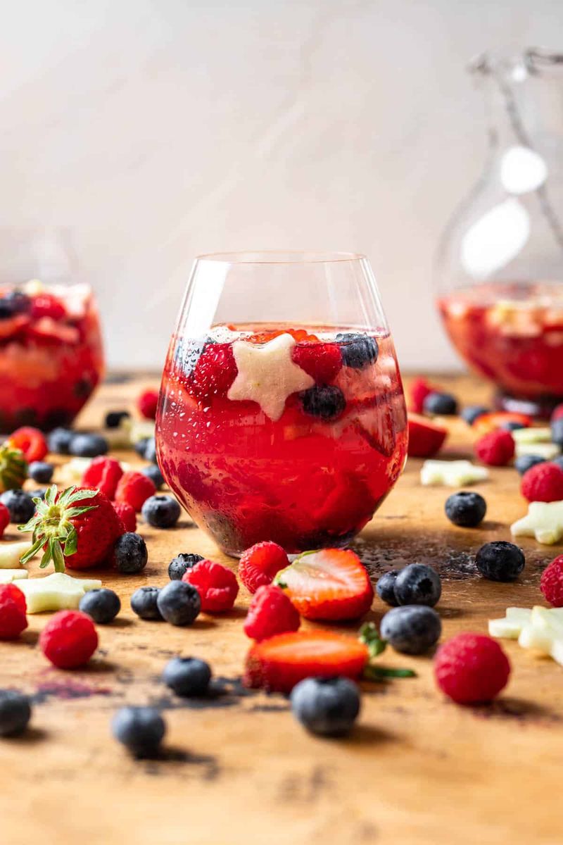 Red, White & Blue Sangria