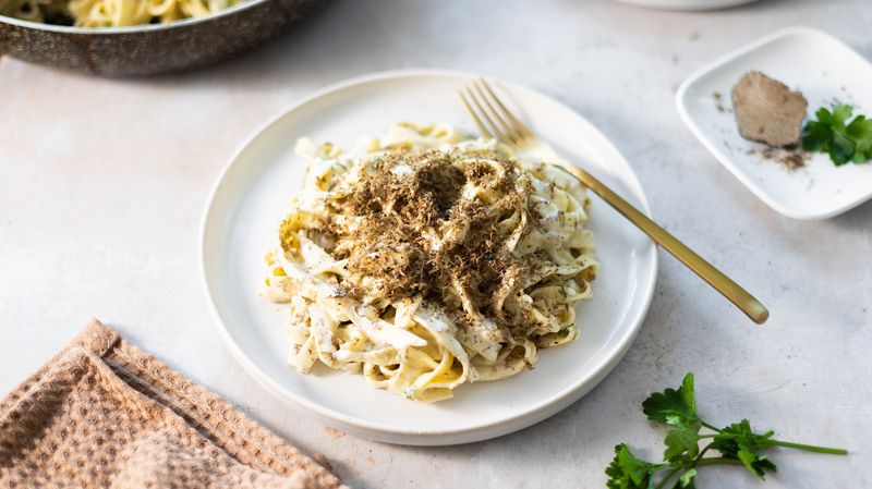 Handmade Pasta With Truffle Cream