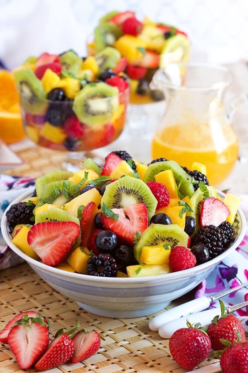 Boozy Brunch Fruit Bowl