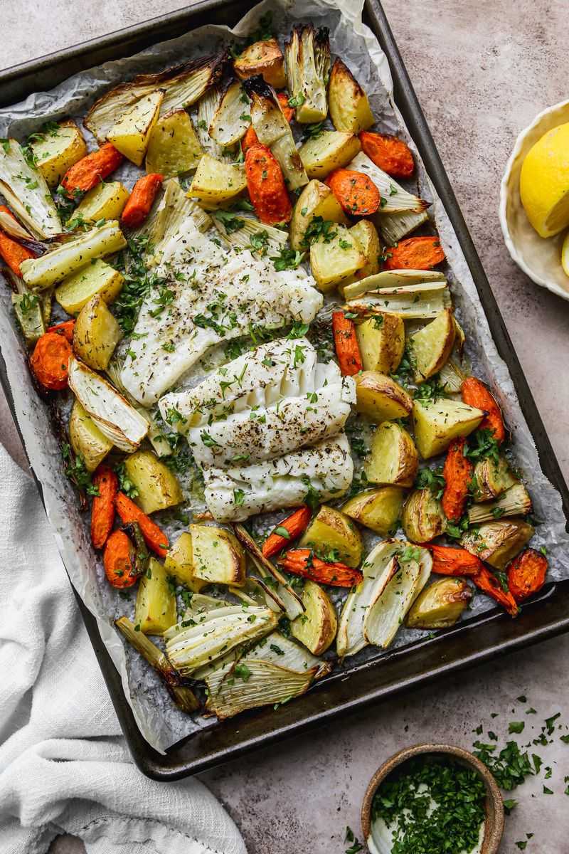 Herb-Crusted Baked Cod