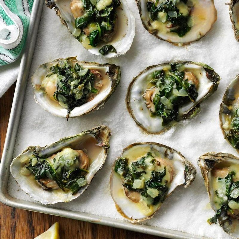 Oysters Rockefeller California-Style