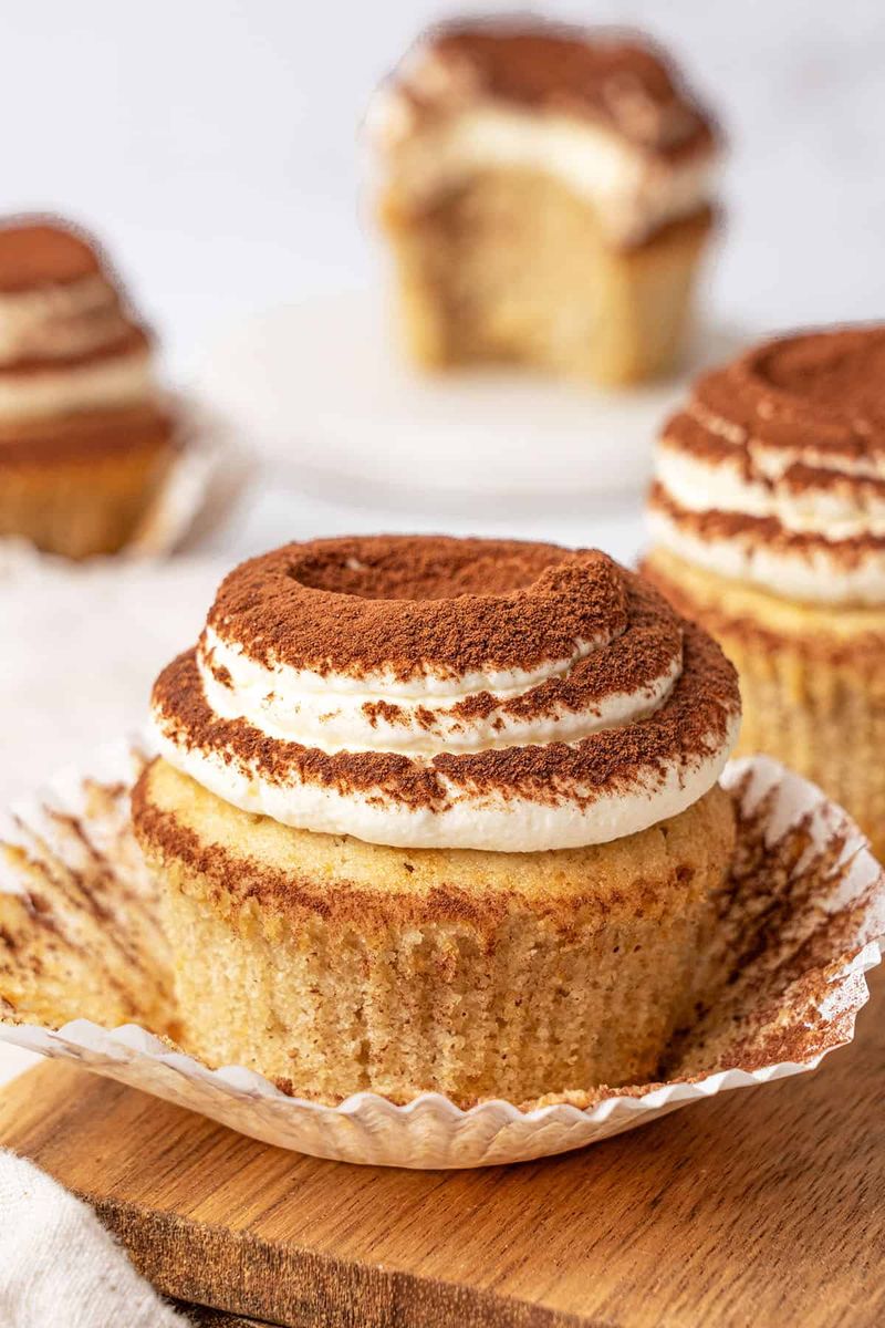 Tiramisu-Inspired Cupcakes