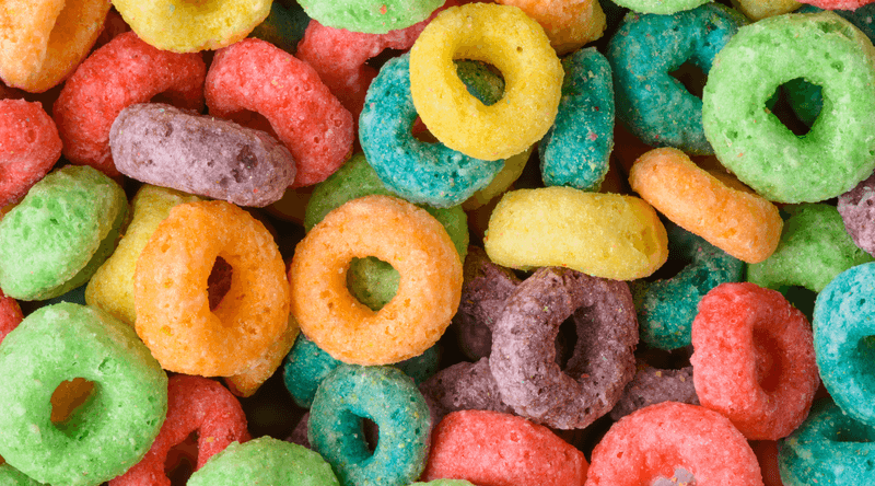 Brightly Colored Cereals