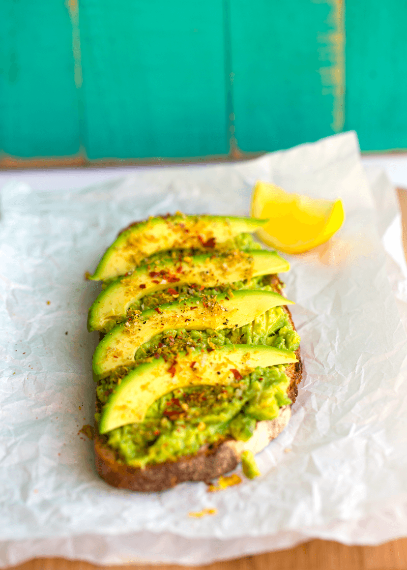 Avocado Toast With Lemon